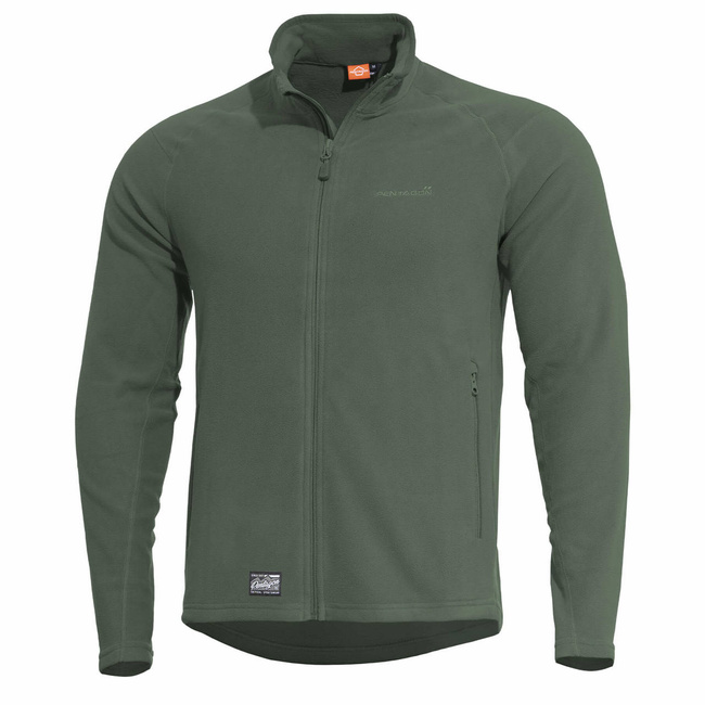 Hanorac Fleece cu fermoar „ARKOS” Verde închis - Pentagon