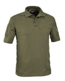 POLO T-SHIRT WITH POCKETS - ADVANCED TACTICAL - DEFCON 5 - OD GREEN
