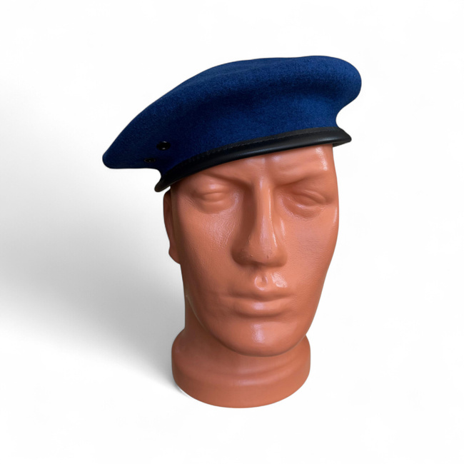 BERETA LANA ALBASTRU ROYAL - MARGINE DIN PIELE - ARMATA (MAPN) - FORTELE AERIENE - LECTER TACTICAL