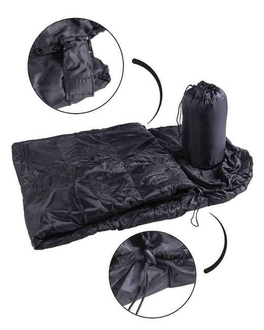 SAC DE DORMIT COMMANDO - NEGRU