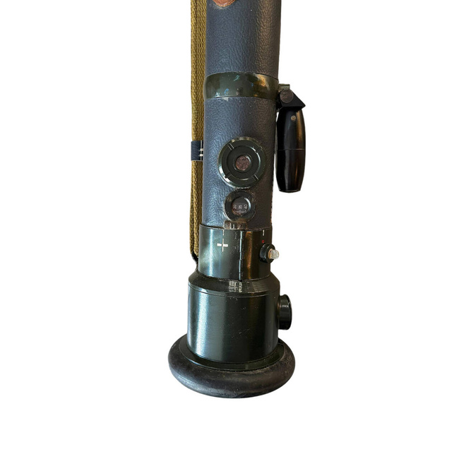 TELEMETRU STEREOSCOPIC CU CUTIE METALICA DE TRANSPORT, BARA DE MASURARE SI TREPIED - WWII - SURPLUS MILITAR AUTENTIC ROMANESC - DECO/IN STARE BUNA