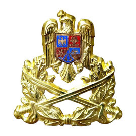 COIFURA CASCHETA, CUC - INFANTERIE ANII 90 - SURPLUS MILITAR ARMATA ROMANA - AURIE - IN STARE BUNA