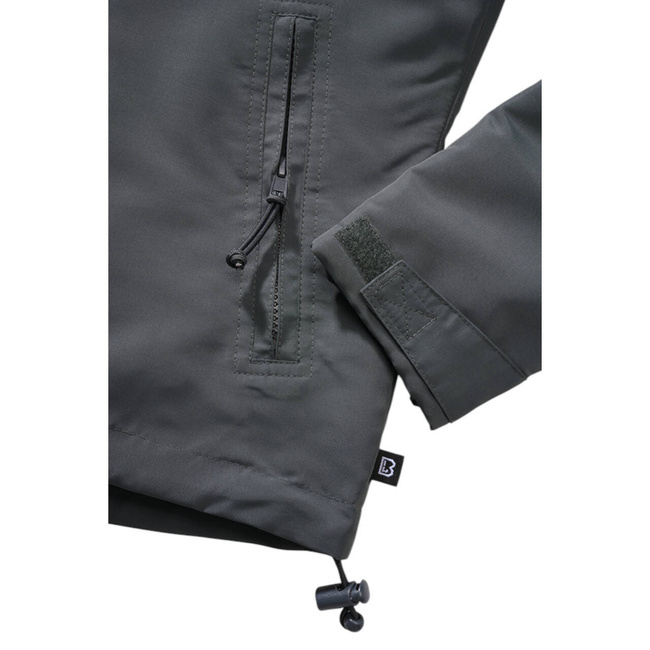 LADIES JACKET - FRONTZIP WINDBREAKER - ANTHRACITE - BRANDIT