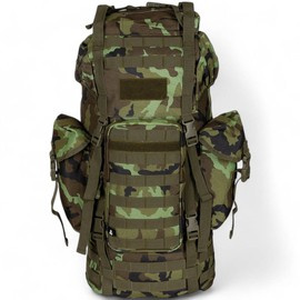 RUCSAC COMBAT BW - MOLLE - TIJA ALUMINIU - 65 L - MFH - CZ M95 CAMO