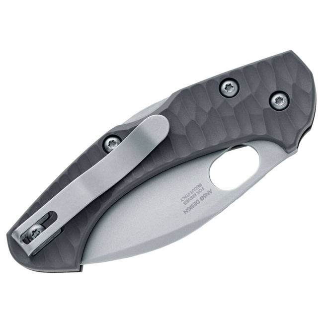 CUTIT DE BUZUNAR „Zero 2.0 Desert Warrior FRN Wolf Grey” - FOX KNIVES