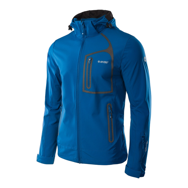 NILS SOFTSHELL JACKET FOR MEN - CLASSIC BLUE/ANTHRACITE - MAGNUM