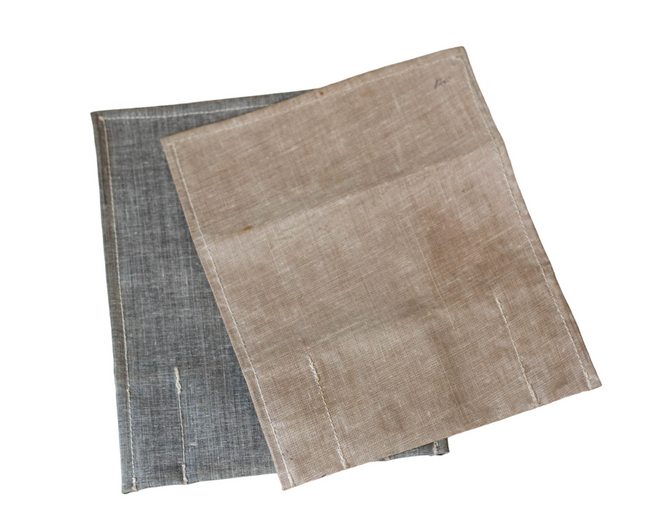 HUSA DIN PANZA PENTRU INSTRUMENTAR CHIRUGICAL 26 X 21 cm (l x L) - SURPLUS MILITAR DE LA ARMATA ROMANA - CA NOUA