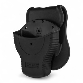 Toc pentru catuse din polimer deschis - cu clapa - Negru - Cytac 