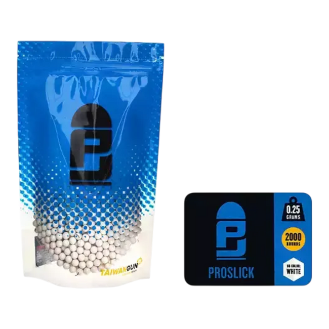 Bile Airsoft PROSLICK 0.25g - Punga 2000 buc - P&J