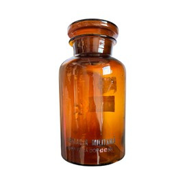 STICLA VINTAGE - ANII 1980 - VAZA - BRUNA - SURPLUS MILITAR ARMATA ROMANA - IN STARE BUNA