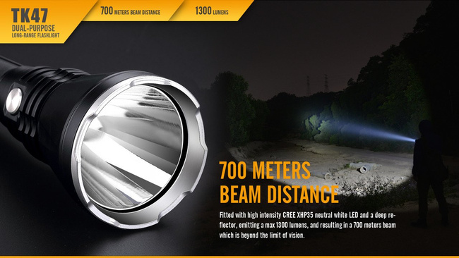 Lanterna Fenix ​​TK47, impermeabila