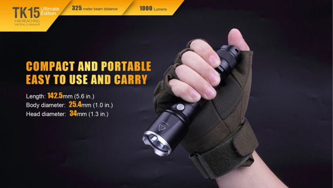 Lanterna Fenix TK15UE, impermeabila