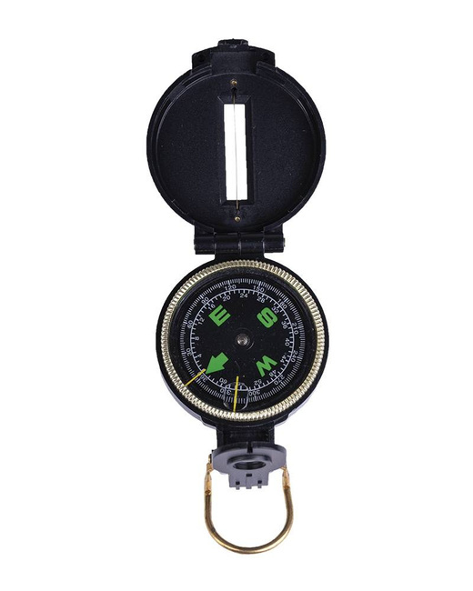 ENGINEER MILITARY COMPASS - BLACK PLASTIC CASE 