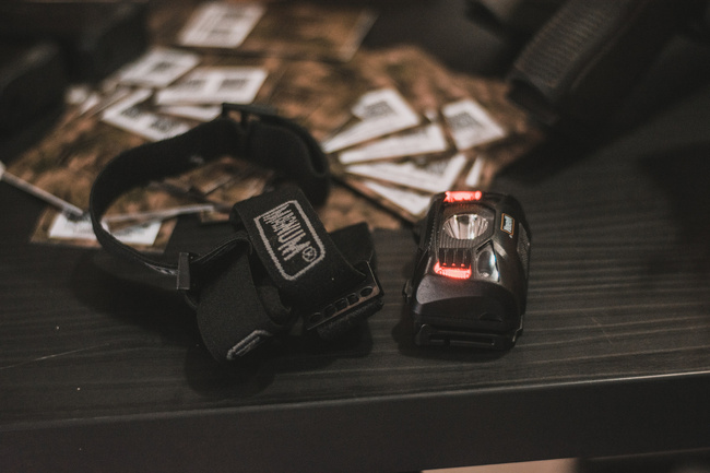 MAGNUM TROOPER HEADLIGHT - GRI INCHIS/ NEAGRA