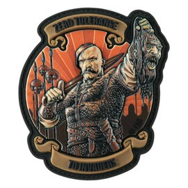 PATCH ZERO TOLERANCE PVC - COYOTE/NEGRU - M-TAC