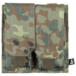Port incarcator cu 2 compartimente, "MOLLE" - camuflaj flecktarn - MFH