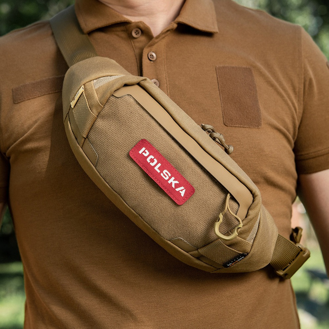 PATCH POLSKA 25 x 80 MM LASER CUT - ROSU/ALB - M-TAC