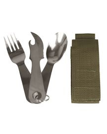EATING UTENSIL STAINLESS STEEL WITH POUCH
