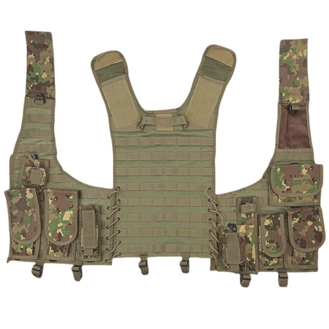 VESTA TACTICA CU BUZUNARE MODULARE - MOLLE - SURPLUS MILITAR ARMATA ROMANA - CAMUFLAJ M2017 - CA NOUA