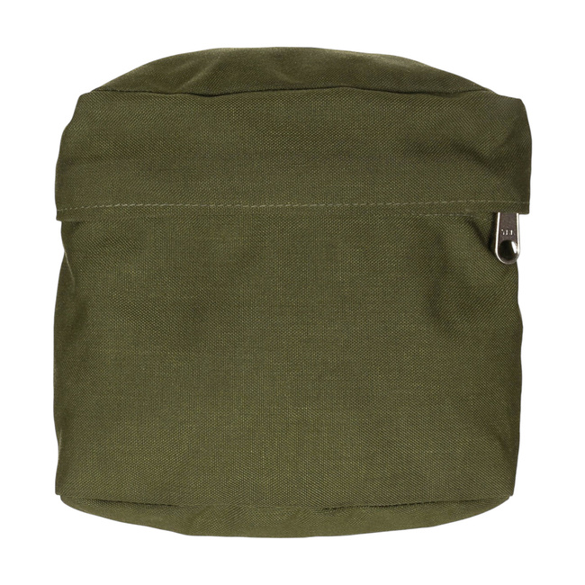 SMALL SIDE POUCH - KAZ03 - AUSTRIAN ARMY MILITARY SURPLUS - GREEN OD - USED