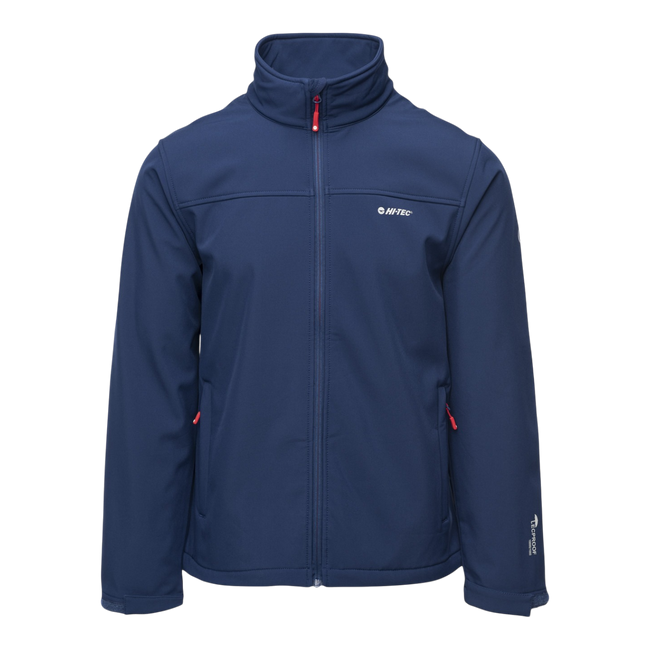 JACHETA SOFTSHELL LINGEN PENTRU BARBATI - ALBASTRU NAVY/ ROSU-PORTOCALIU - MAGNUM
