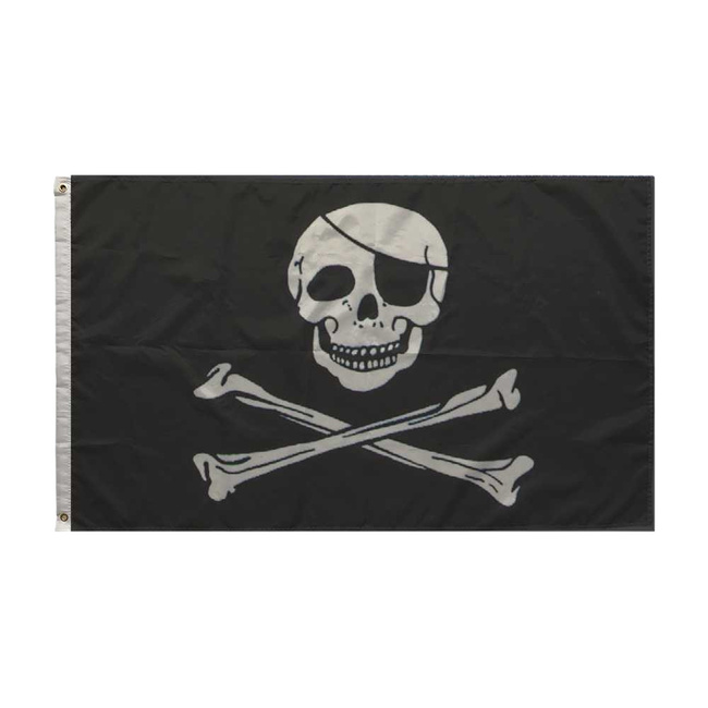 Steag cu suport de lemn 30 x 46 cm PIRATI