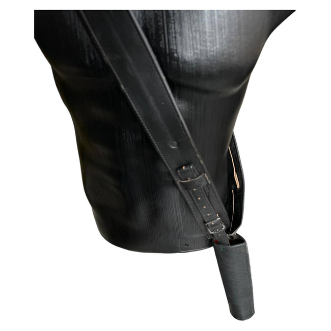 PORT STEAG CEREMONIE DIN IMITATIE PIELE - SURPLUS MILITAR ARMATA ROMANA - IN STARE BUNA