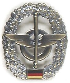 INSIGNA GENUINE GERMAN ARMY METAL BERET BADGE NACHSCHUB