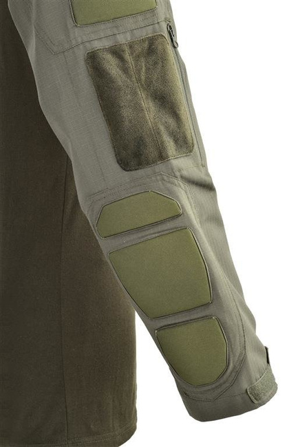 Defcon 5 Combat Shirt With Protections Full Sleeves - Olive Drab Green
