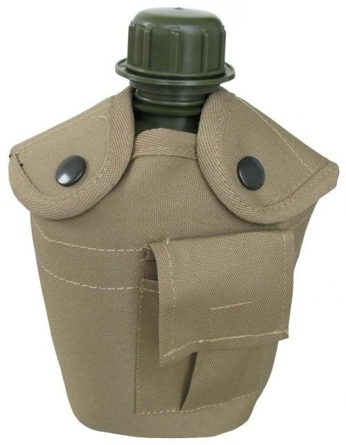 US PLASTIC CANTEEN W/ COYOTE COVER