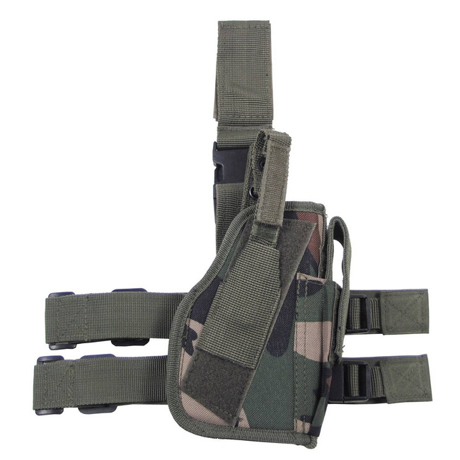 HOLSTER, TOC TACTIC PENTRU PICIORUL DREPT - MFH® - WOODLAND