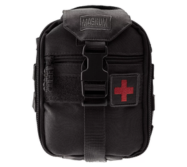 POUCH CU SISTEM MOLLE PENTRU TRUSA DE PRIM AJUTOR - 18x14x7 CM - Magnum - NEGRU