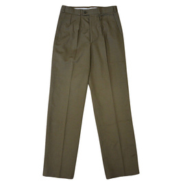 VINTAGE DT/VT WOOL UNIFORM TROUSERS - DUTCH ARMY MILITARY SURPLUS - EVERYDAY WEAR - GREEN OD - IN GOOD CONDITION