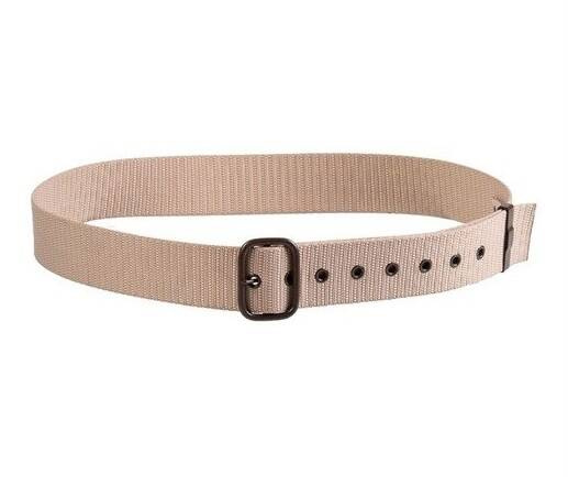 CZECH KHAKI COMBAT BELT W. THORN BUCKLE LIKE NEW