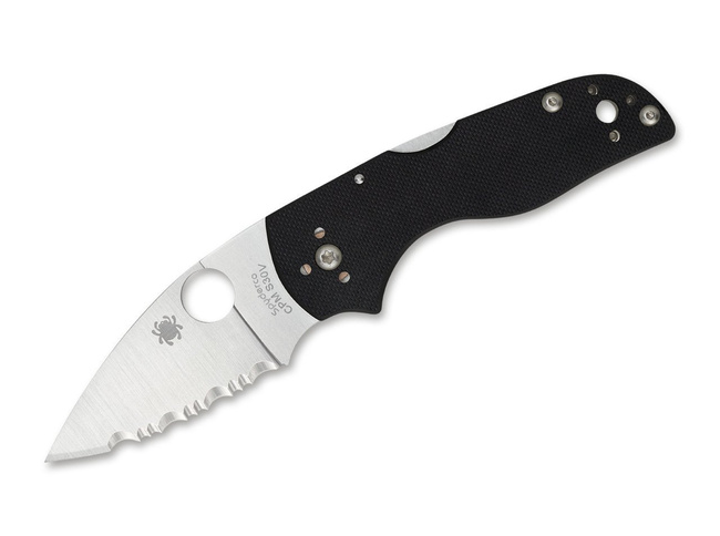 CUTIT DE BUZUNAR "LIL NATIVE" - BLACK - SPYDERCO
