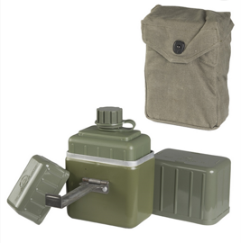 Set Sarb OD -plosca si vase - Surplus Militar