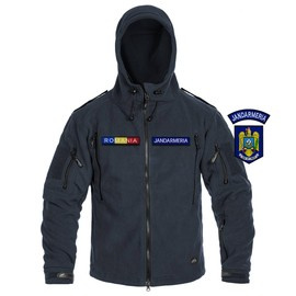 JACHETA POLAR IARNA - "PATRIOT" - HELIKON TEX® - BLEUMARIN - CU EMBLEME - JANDARMERIA