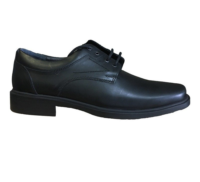 Pantofi iarna culoare neagra piele - Politia Locala