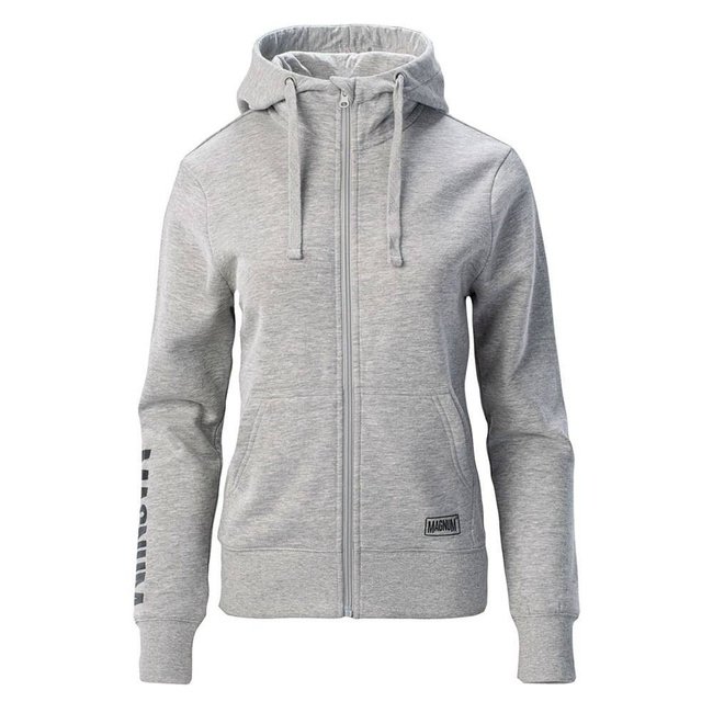 WOMEN`S SWEATSHIRT - MAGNUM LEPUS WO`S II - LIGHT GREY MELANGE/BLACK
