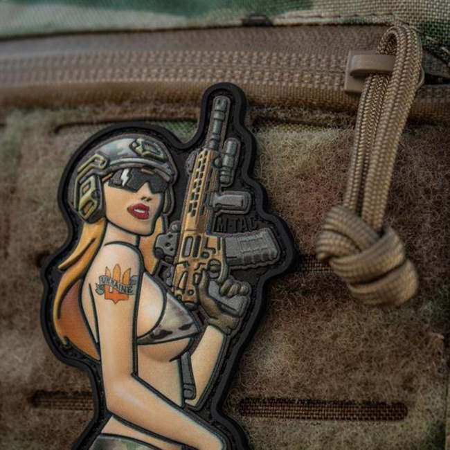 PATCH TACTICAL GIRL NR.4 - 3D PVC - MULTICOLOR - M-TAC
