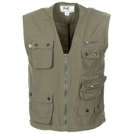 Outdoor Vest, "Microfiber", OD GREEN