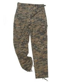US BDU STYLE FIELD PANTS - DIGITAL WOODLAND