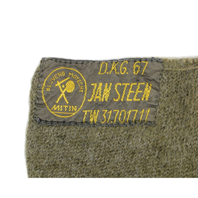 FULAR LANA -1960 - VERDE OD - SURPLUS MILITAR ARMATA ROMANA - IN SATRE BUNA