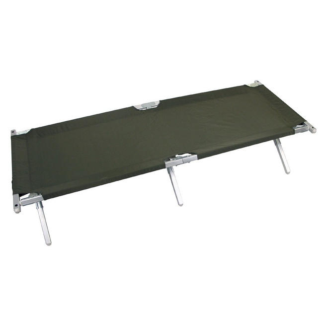 US Army Cot - Aluminium frame - 197x69x43 CM - OD Green