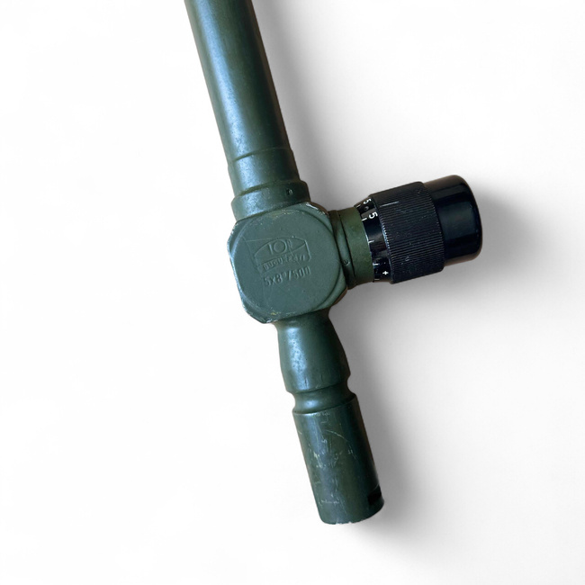 Periscop Militar Portabil - Optica 5x8 grade/500 m - Surplus Armata Romana - I.O.R. BUCURESTI - Verde Olive - In Stare Buna (DECO)