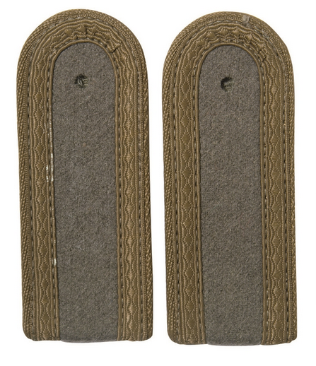 East German Mat Epaulets Nco