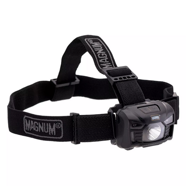 MAGNUM TROOPER HEADLIGHT - GRI INCHIS/ NEAGRA