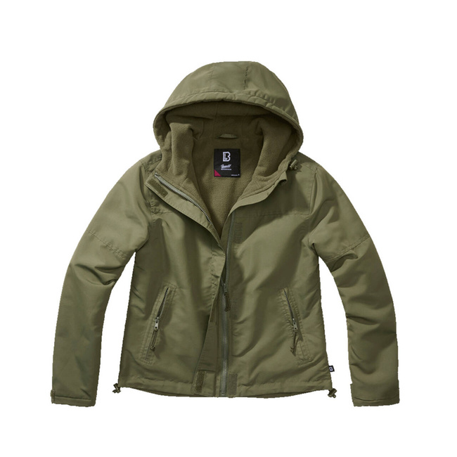 JACHETA DAMA - FRONTZIP WINDBREAKER - VERDE OLIVE - BRANDIT