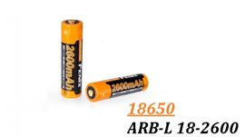 Fenix 18650 - 2600mAh - Acumulator - ARB-L 18-2600