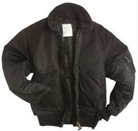 Geaca aviator - Neagra - Basic CWU - Mil-Tec